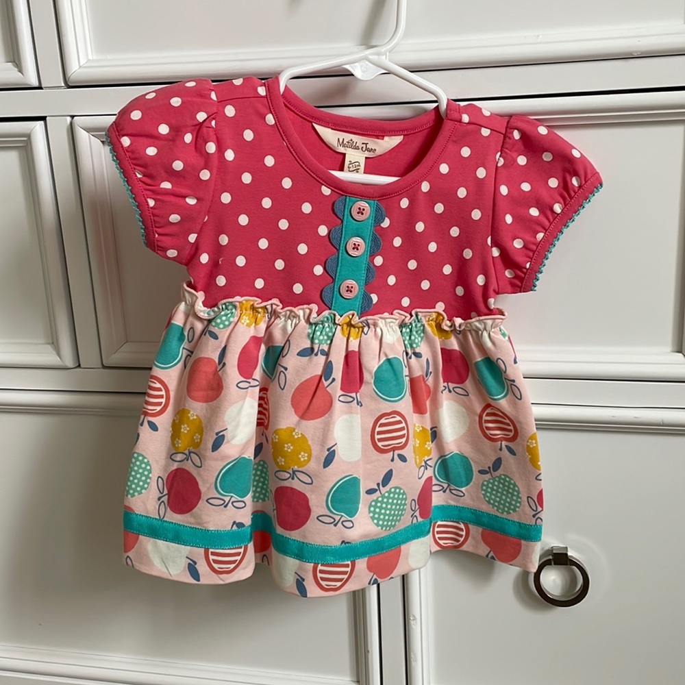 NWT Matilda Jane Back To School dress/top & leggings 6-12 months - SO CUTE ❤️